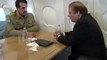 Exclusive Video of Nawaz Sharif and General Raheel Talking to Each Other in Plane