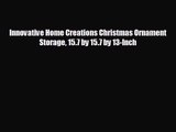 Innovative Home Creations Christmas Ornament Storage 15.7 by 15.7 by 13-Inch