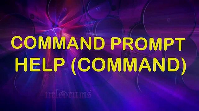 Command Prompt help (command)