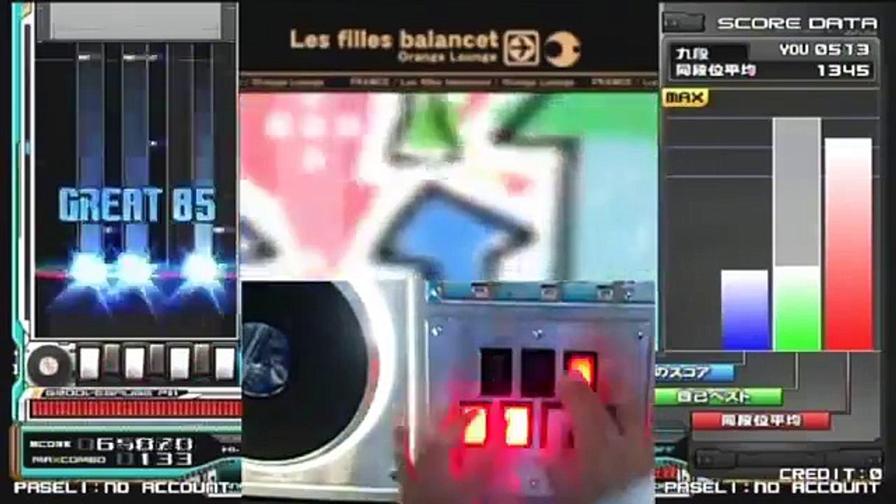 beatmania IIDX 11 RED Les filles balancent(A) HAND SHOT【北斗】