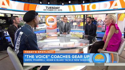‘Voice’ Coaches Trade Jokes, Gwen Opens Up About New Song | TODAY