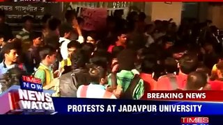 Jadavpur University Students Protest For Union Polls