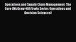 Download Operations and Supply Chain Management: The Core (McGraw-Hill/Irwin Series Operations