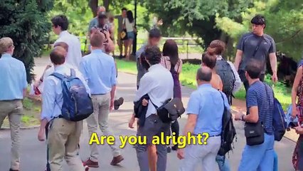 MUSLIM WOMAN BEATEN IN PUBLIC EXPERIMENT