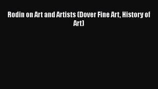[PDF Download] Rodin on Art and Artists (Dover Fine Art History of Art) [Download] Full Ebook