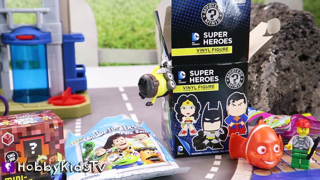 Robber BLOWS UP Surprise Mountain with Minecraft, Disney Toy Story + LEGO #4636! HobbyKids