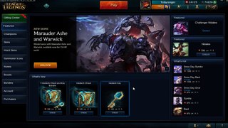 League of Legends PBE Hextech Craftable Loot CHEST OPENING