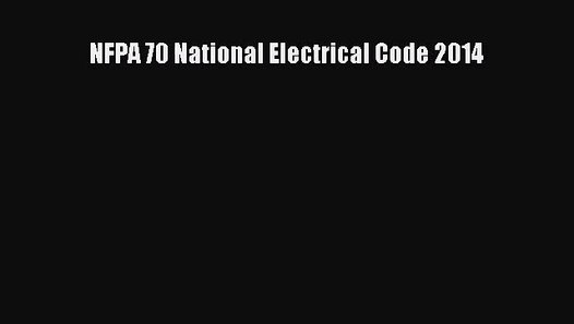 nfpa 70 2014 pdf free download