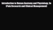 PDF Download Introduction to Human Anatomy and Physiology 3e (Pain Research and Clinical Management)