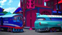 Веселый паровозик Тишка - Розовый город - мультфильм про паровозики.