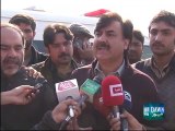 Shaukat Yousafzai talks with media