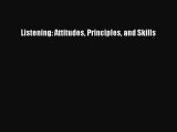 [PDF Download] Listening: Attitudes Principles and Skills [Download] Full Ebook