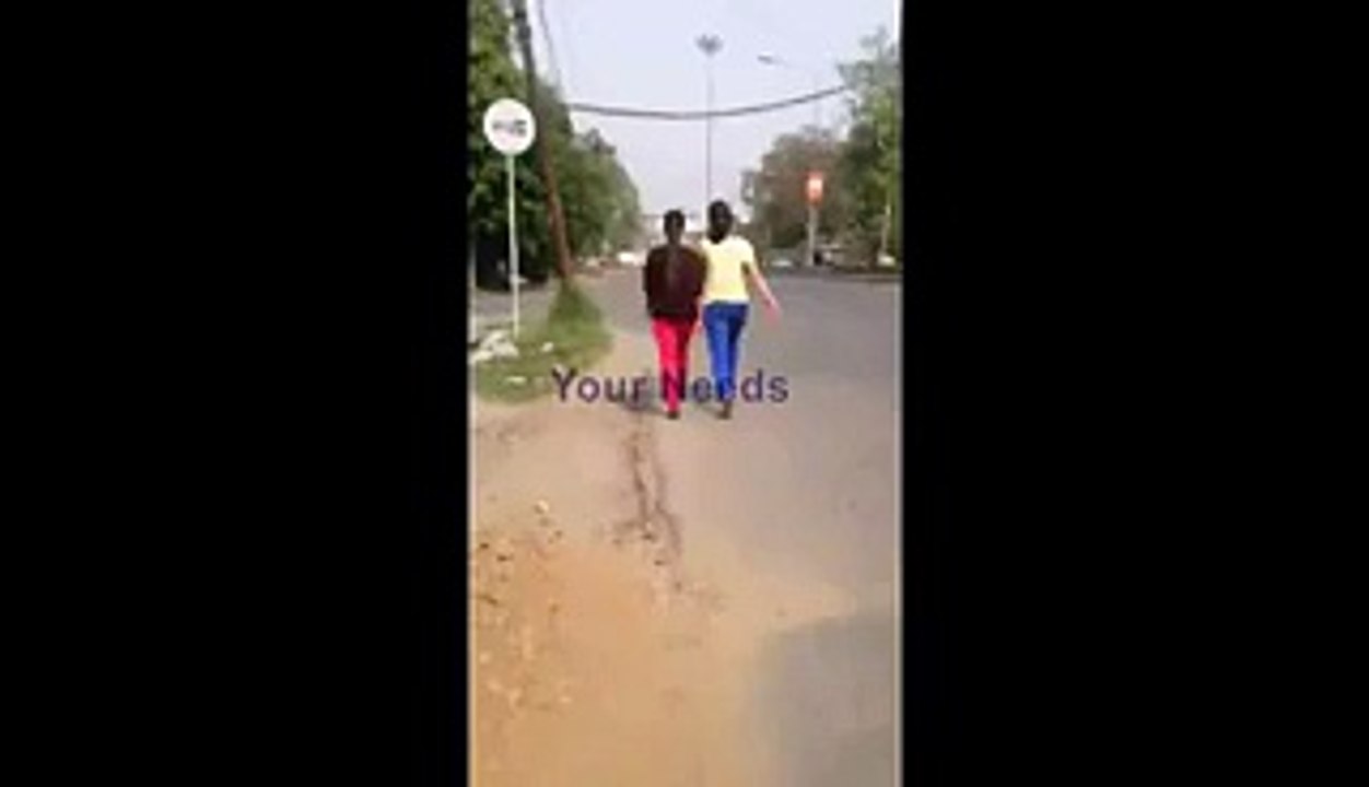 Vulgar Act by Boys with Two Girls on Road (Exclusive Video)