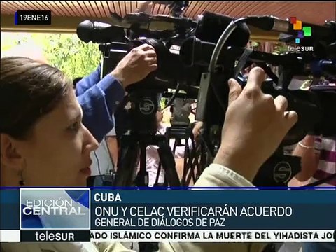 ONU verificará cese bilateral y definitivo del fuego en Colombia