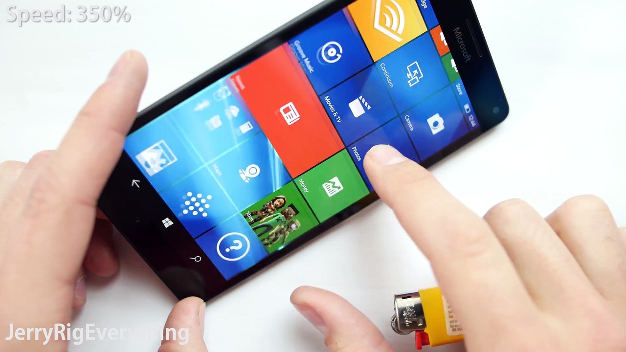 Lumia 950 XL Bend test - Fake Liquid Cooling - Scratch Test
