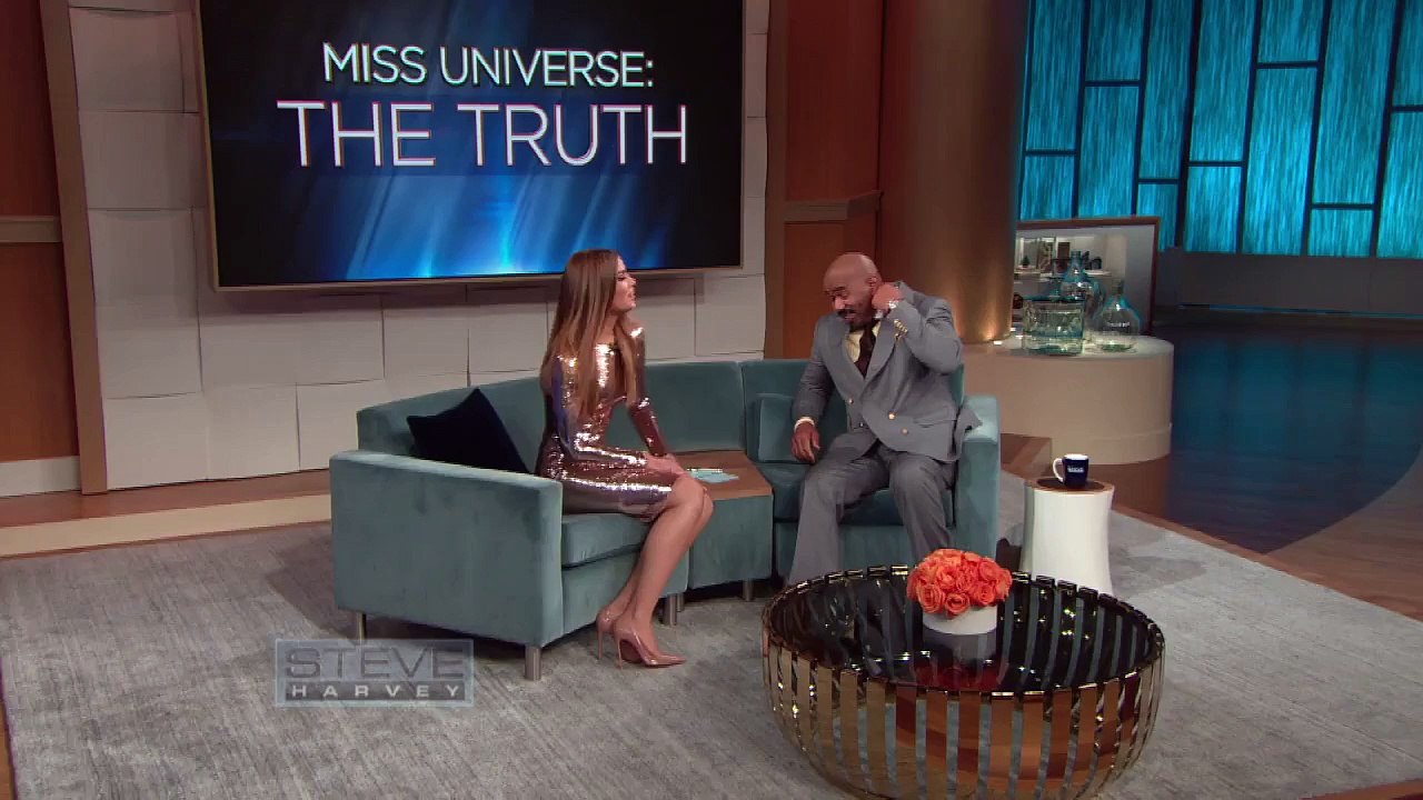 Miss Colombia with Steve Harvey Part 2