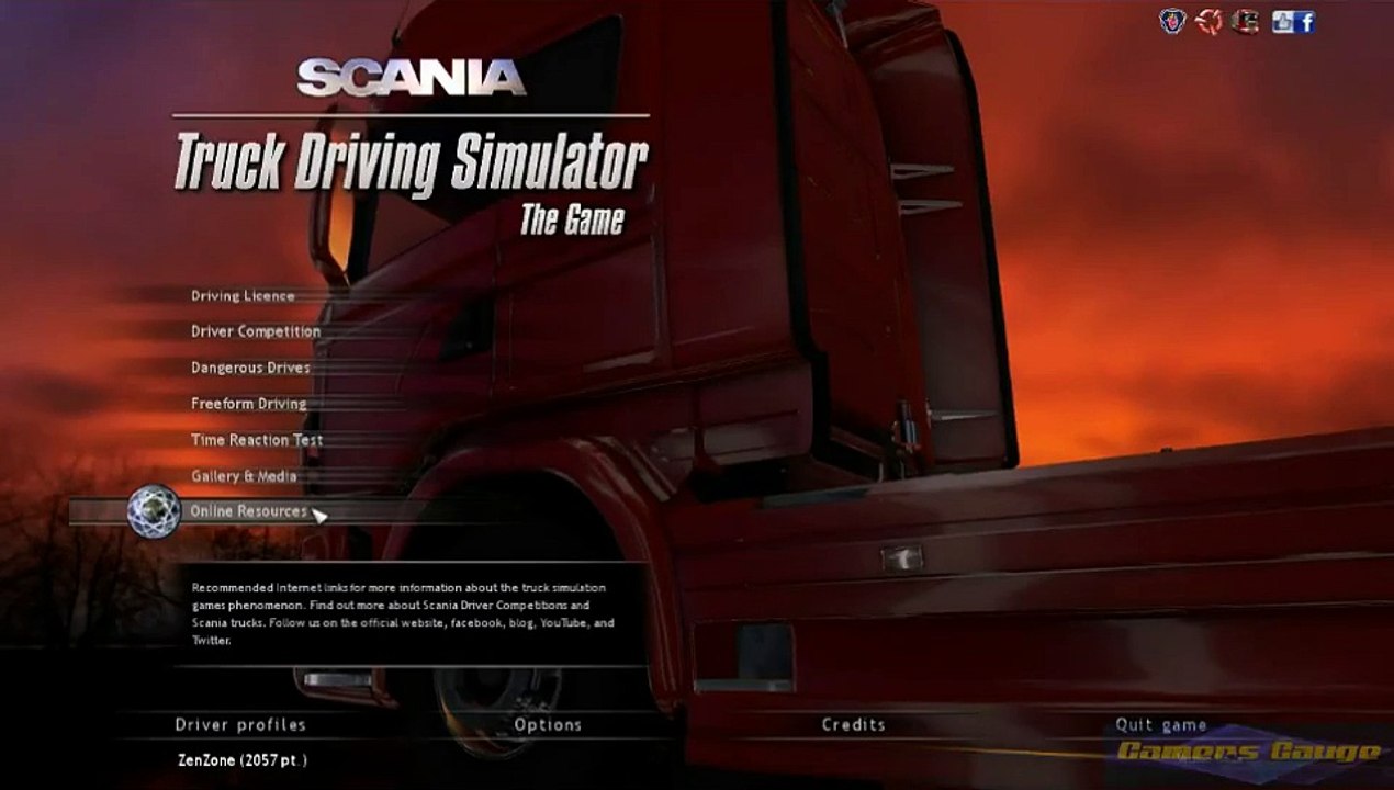 Scania Truck Driving Simulator - open-world freeform gameplay