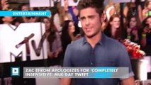 Zac Efron Apologizes for 'Completely Insensitive' MLK Day Tweet