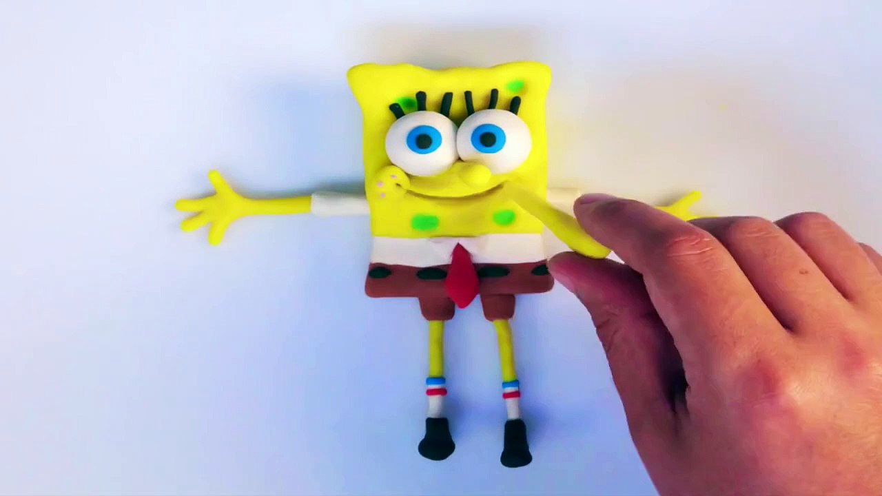 How to do a Spongebob + Stop motion play doh claymotion animation Peppa pig Pocoyo