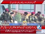Army Chief General Raheel Sharif arrives Bacha Khan University