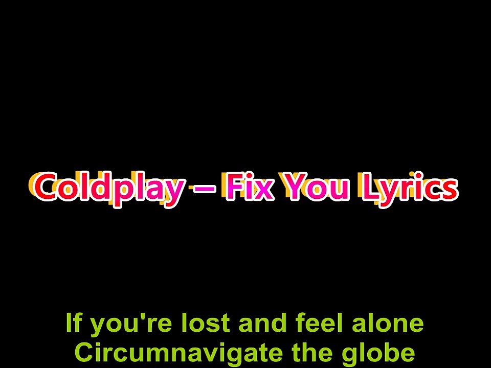 Coldplay – For You Lyrics