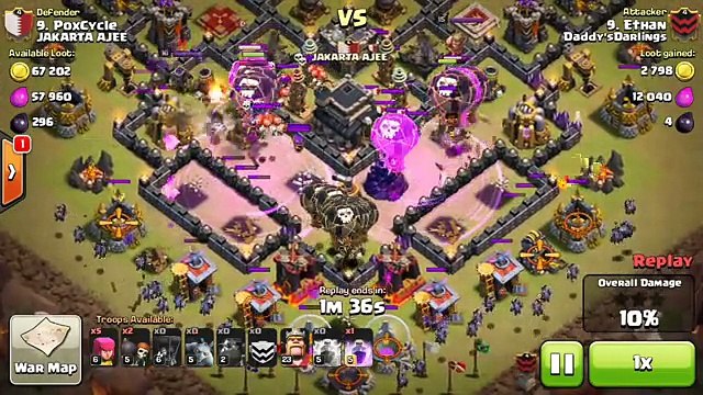 Clash of Clans - BEST TOWN HALL 9 CLAN WAR ATTACK STRATEGIES! TH9 War Attacks!