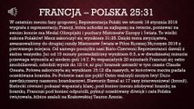 PODSUMOWANIE MECZU FRANCJA - POLSKA [EHF EURO 2016]