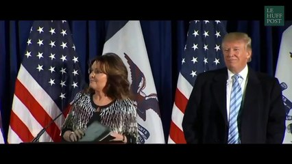 Sarah Palin déchaînée au meeting de Donald Trump