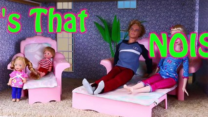 Frozen Elsas Family & Frozen Kids Vacation & Noisy Hotel with Spiderman Barbie Parody Dis