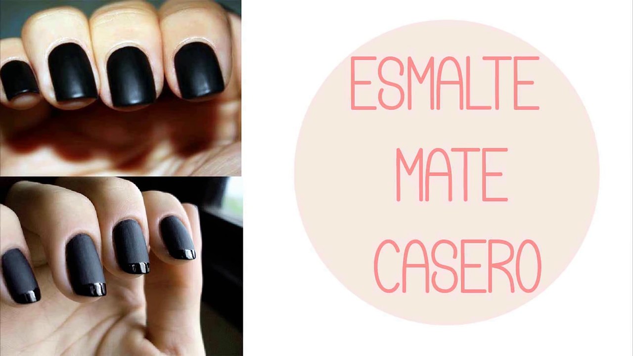 Esmalte casero efecto mate con talco - Tutoriales Belen (R_L06CZBR8k)