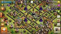 Clash of Clans - Best Witch and Giant attack 3 stars Clear TH10