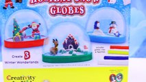 Snow Globe DIY Kids Craft Christmas Holiday Kids Family Fun Activity   Clay & Disney Froze