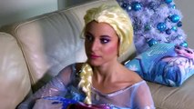 Frozen Elsa VS Spiderman in real life PRANK - Superhero Funny Movie parody