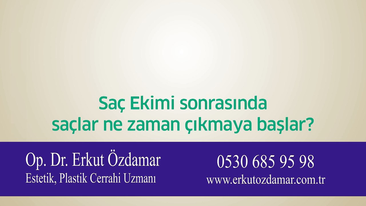 Saç Ekimi sonrasında saçlar ne zaman çıkmaya başlar?