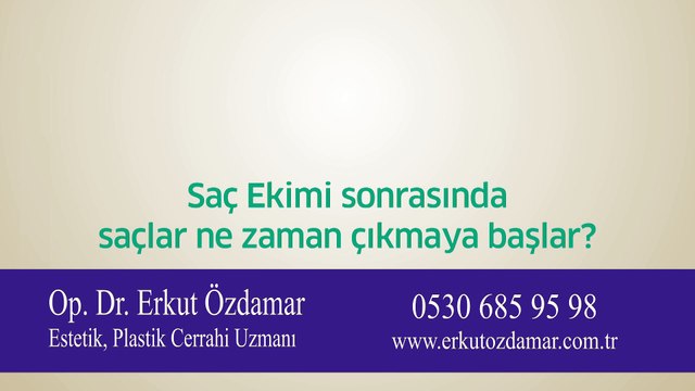 Saç Ekimi sonrasında saçlar ne zaman çıkmaya başlar?