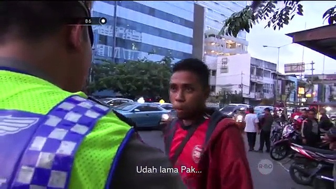 86 Patroli lalu Lintas Di Kota Tua, Jakarta