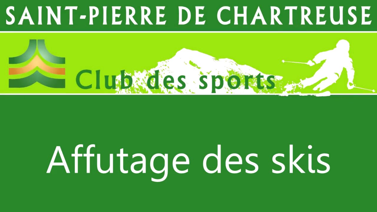 Affûtage des skis de compétition junior