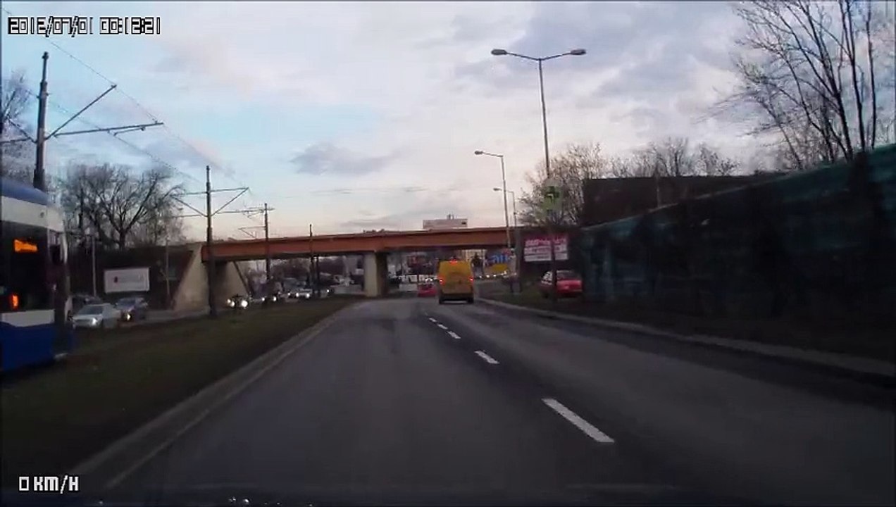 Girl ran a red light