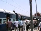 Man Got Electricity Shock On The Roof Of train. A Very Shocking Video