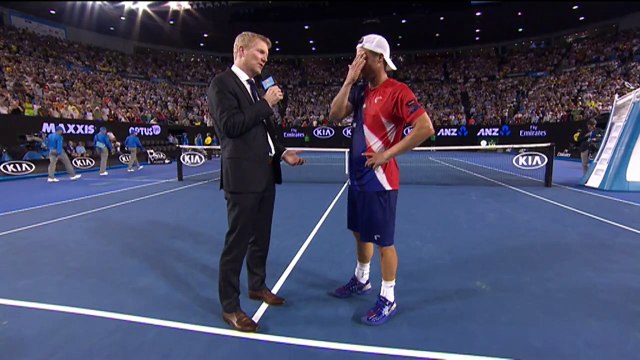 Lleyton Hewitt on-court interview (1R) _ Australian Open 2016