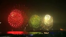 ---Raw- Dubai Rings In New Year With Fireworks -