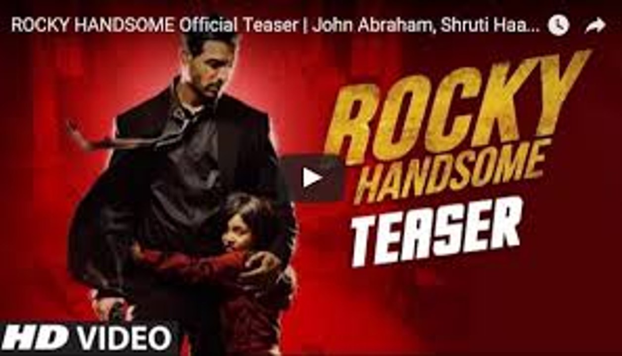 ROCKY H4ND5OME Official Teaser _John Abraham, Shruti Haasan