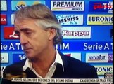 Mancini polemica pesante con Sarri a fine partita Napoli 0-2Inter