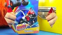 BLAZE AND THE MONSTER MACHINES BLAZE DARLINGTON STRIPES ZEG PICKLE AND CRUSHER MONSTER TRUCK TOYS