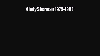 [PDF Download] Cindy Sherman 1975-1993 [Download] Full Ebook