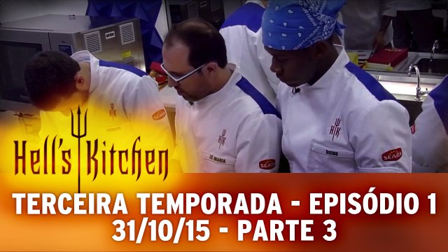 Hell's Kitchen 31.10.15 - Episódio 1 - Parte 3