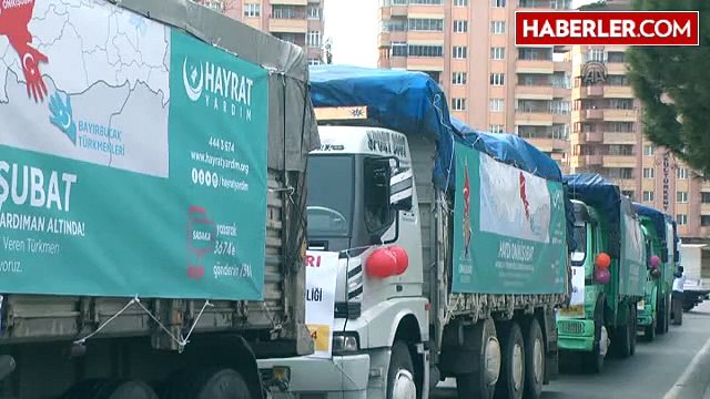 Türkmenlere Yardım Mehter Marşı Eşliğinde Gönderildi