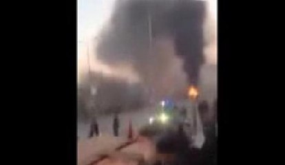 Kabil'de bomba yüklü kamyonetle saldırı... İlk görüntüler