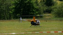 RC R 22 PROBLEM WITH THE LANDING GEAR R 22 GIANT SCALE RC ELECTRIC MODEL HELICOPTER *1080p