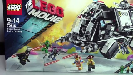 LEGO: The LEGO Movie Super Secret Police Dropship Kids’ Toys